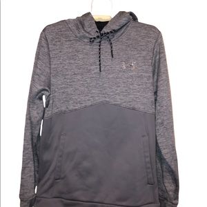 Under Armour Men's Loose Fit Cold Gear pullover hoodie Size SM/P Gray